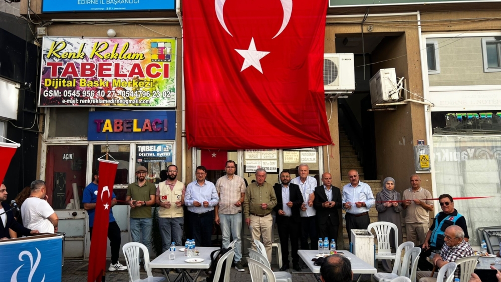 YESEVİ HAREKETİ DERNEĞİ EDİRNE İL BİNASI AÇILDI